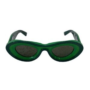 Bottega Veneta Green Sunglasses